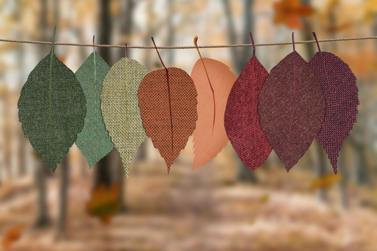 Image of Fabric Leaves